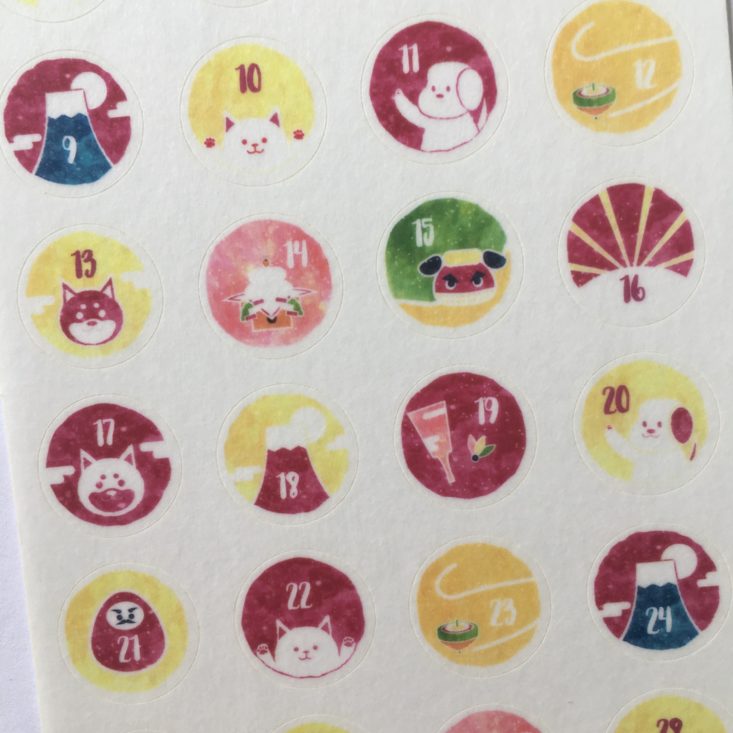 Date Stickers in Sticky Kit January 2018