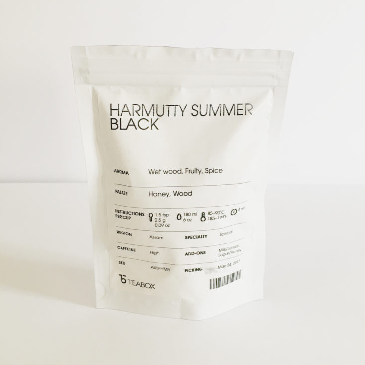 black tea sampler from Teabox