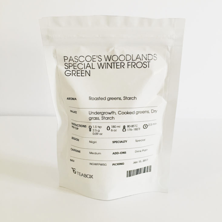 pascoe's woods tea from Teabox
