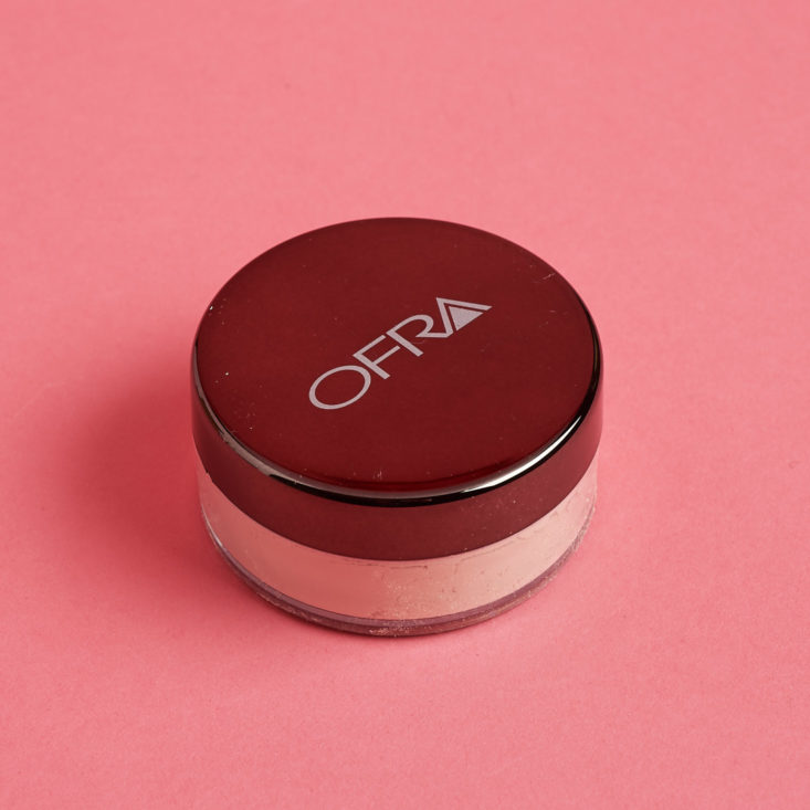 ofra translucent powder container