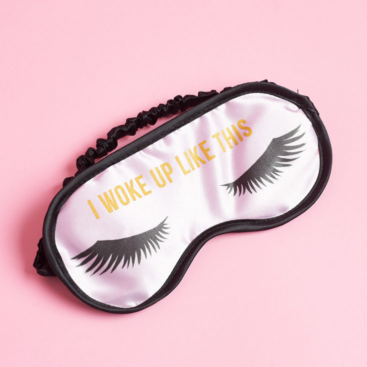 i woke up like this eyemask