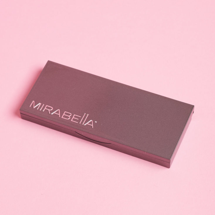 mirabella eyeshadow palette closed