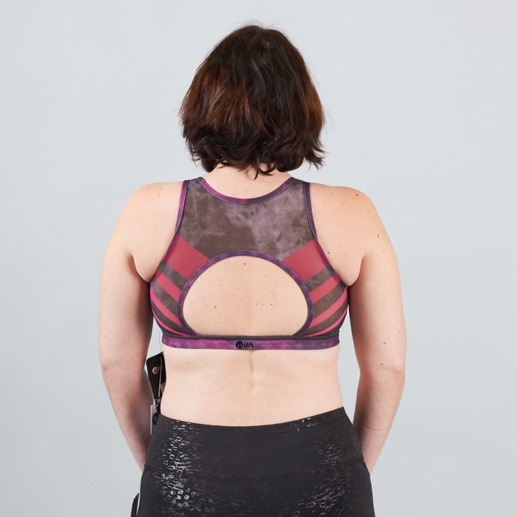open back sports bra