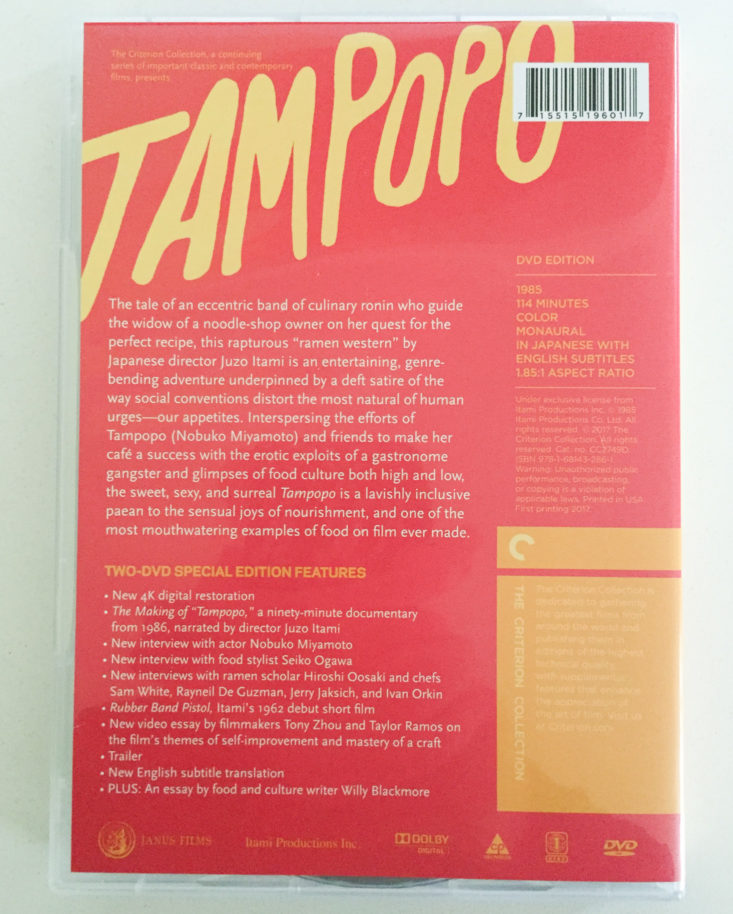 Tampopo info