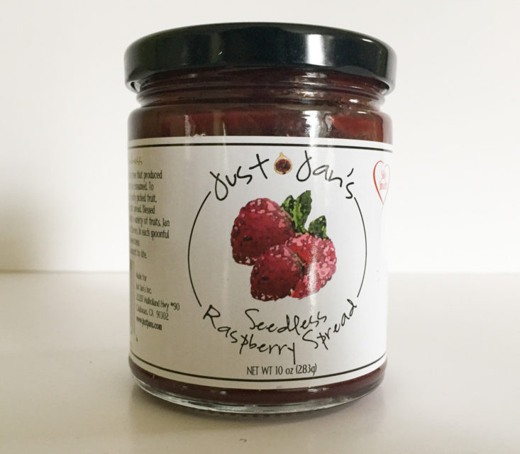 Seedless Raspberry Spread by Just Jan's 