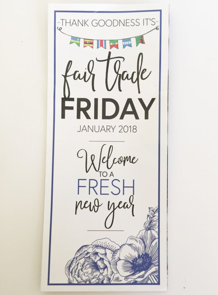 fair trade friday january 2018 booklet cover