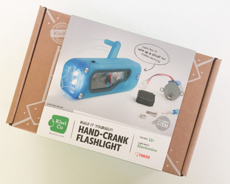 kiwi co electronics pack flashlight 2018 box closed