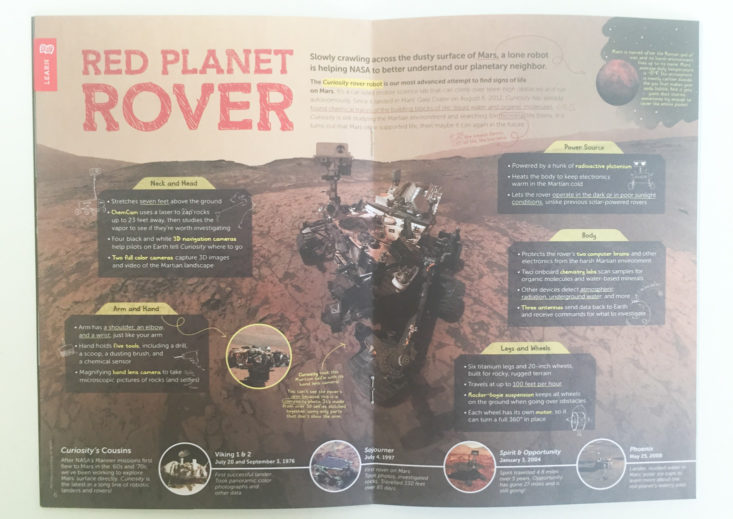 tinker crate walking robot december 2017 booklet inside