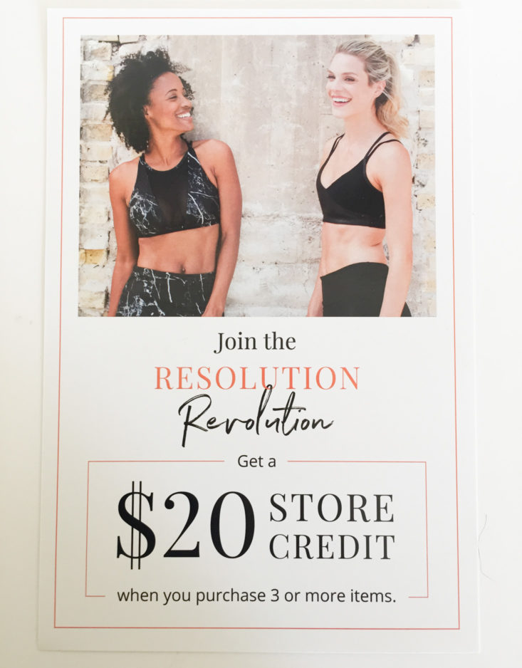 wantable fitness edit january 2018 coupon