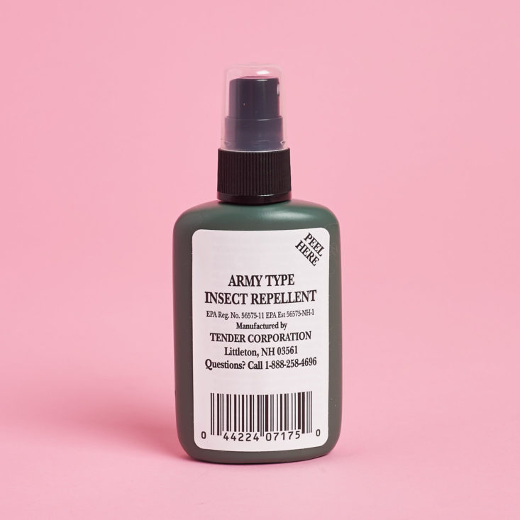 Rothco Army Type Insect Repellant back