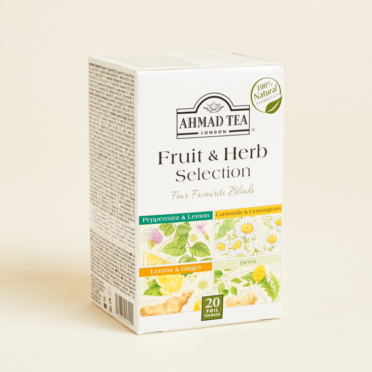 Ahmad Tea London Fruit and Herb Selection box