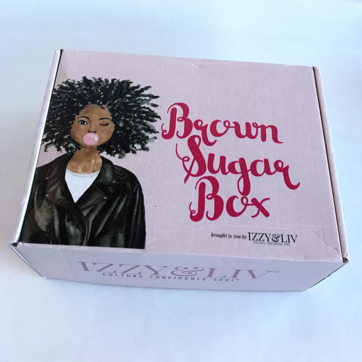 Brown Sugar Box February 2018 box closed