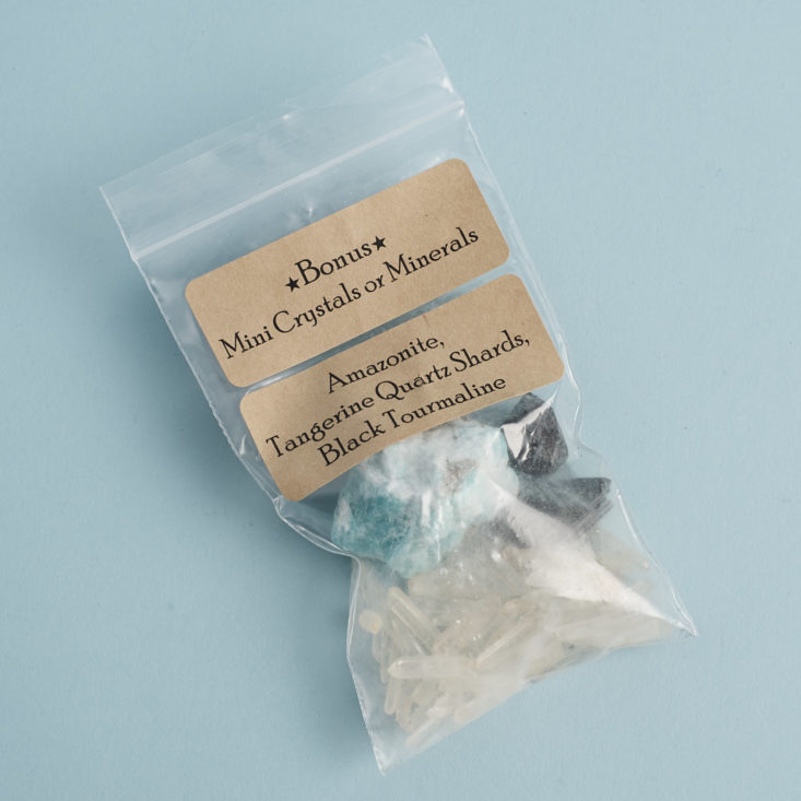 Bonus minerals bag