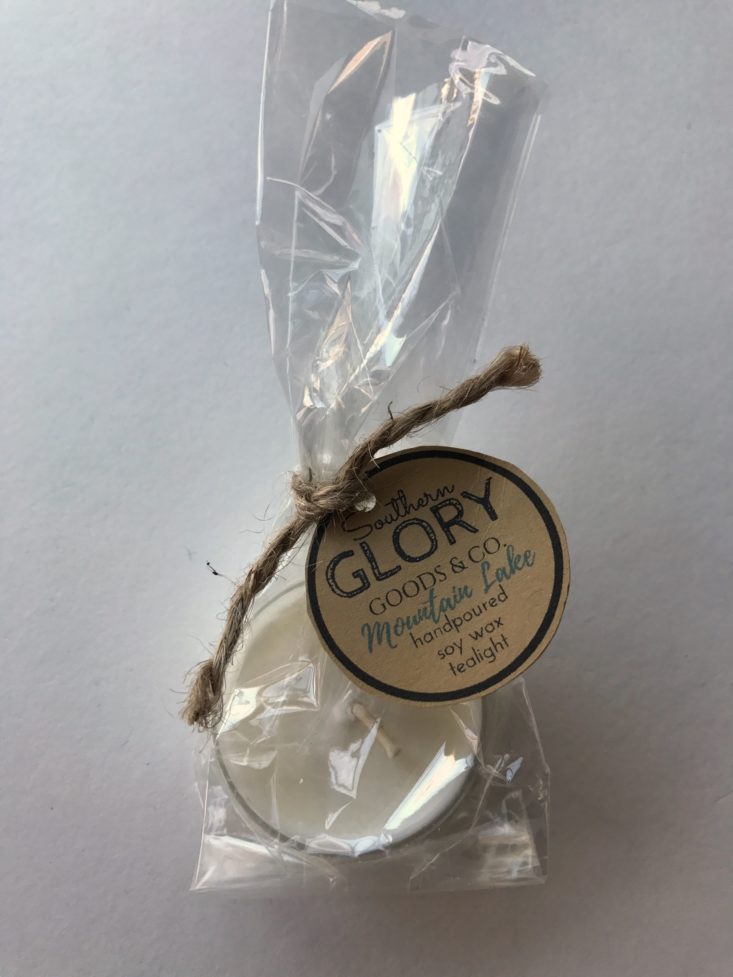Southern Glory Goods & Co. Scented Tea Light packaged