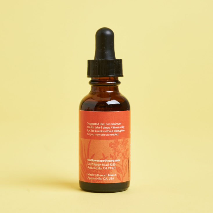 natural oil label