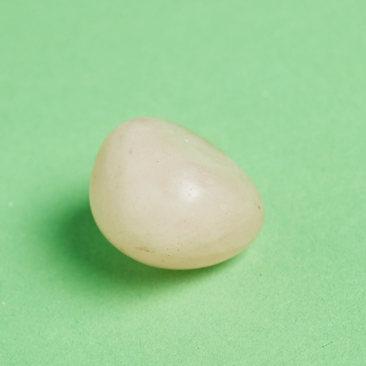rounded pink crystal