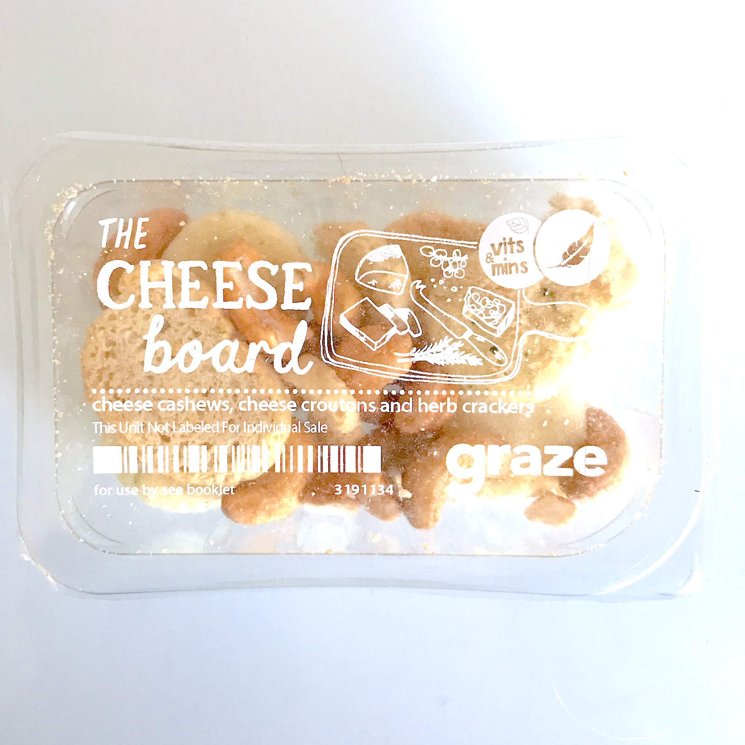 Graze January 2018 - cheese board