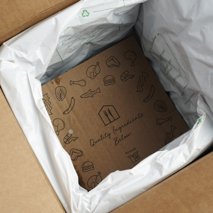 bottom of home chef box