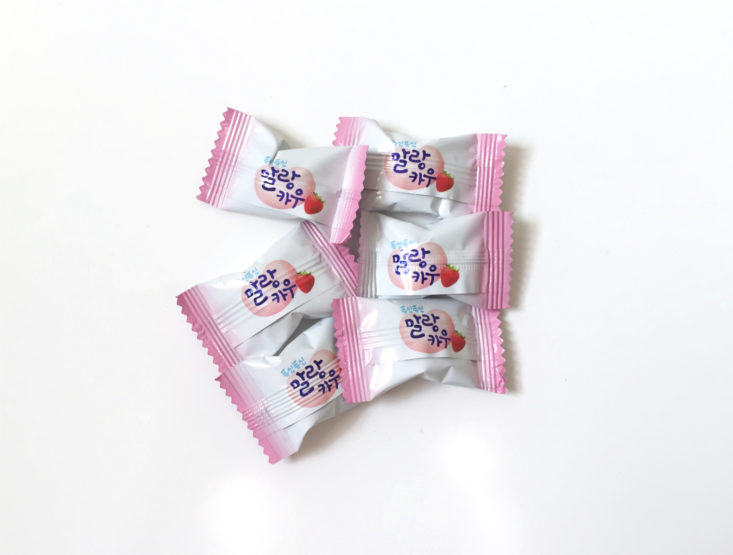 Malang Strawberry Milk Candy packaged