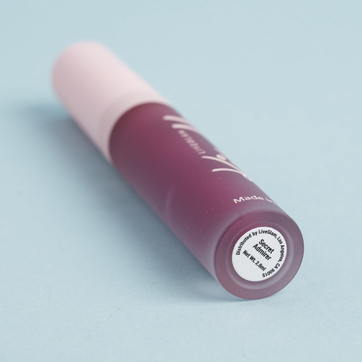 bottom of Secret Admirer matte liquid lipstick