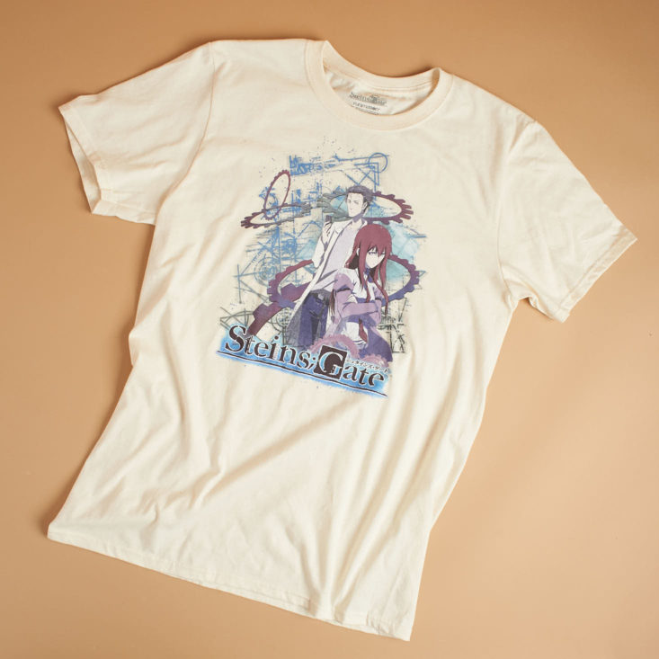 white anime tee