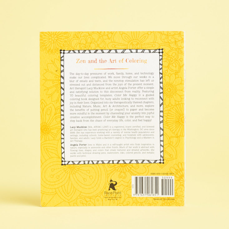 back of book