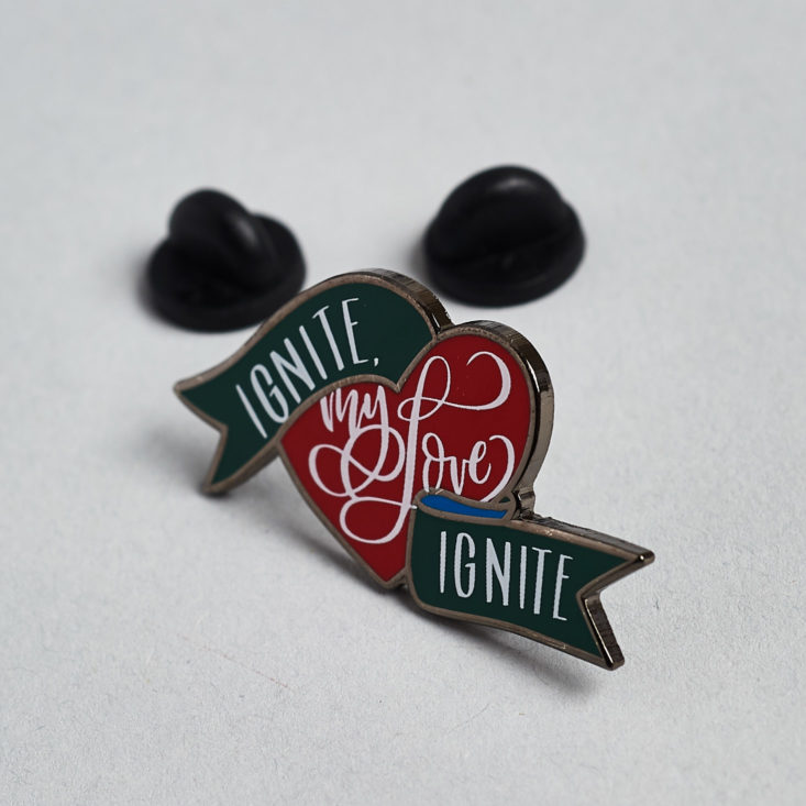 enamel nerdy pin