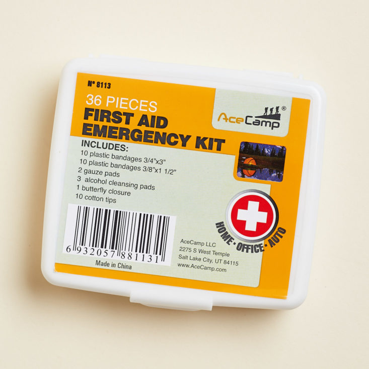 Nomadik January 2018 First Aid Kit