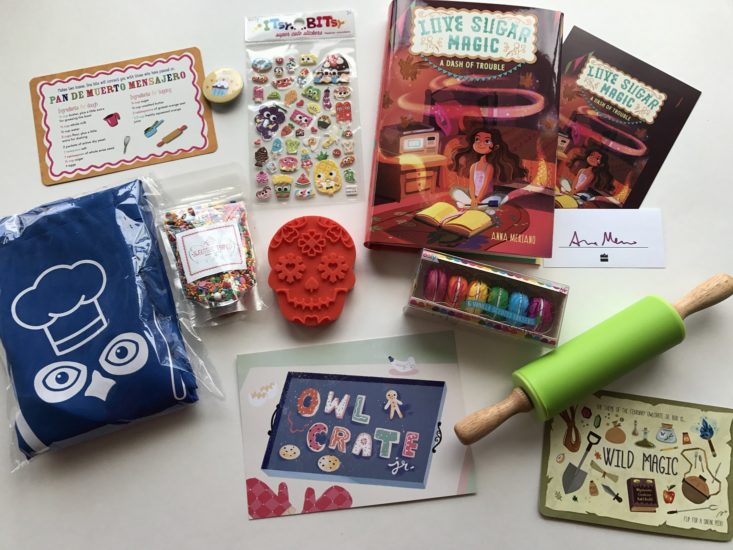 OwlCrate Jr January 2018 Sugar and Spice review