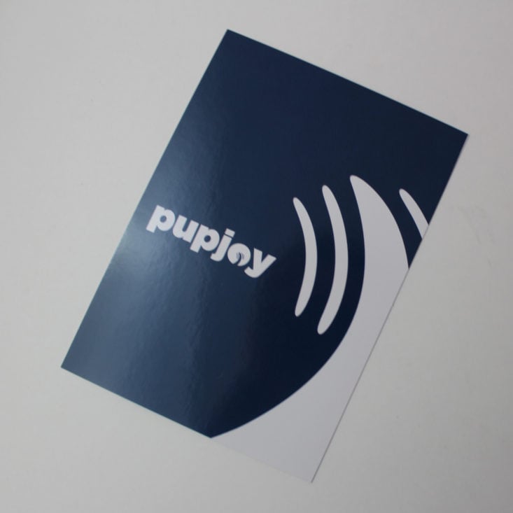 Pupjoy January 2018 Booklet front