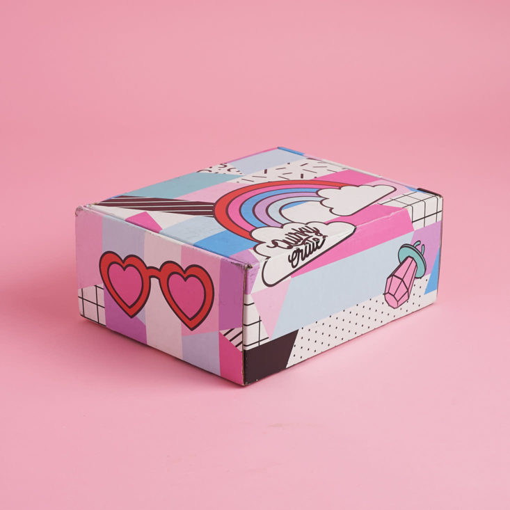 quirky crate box from the side