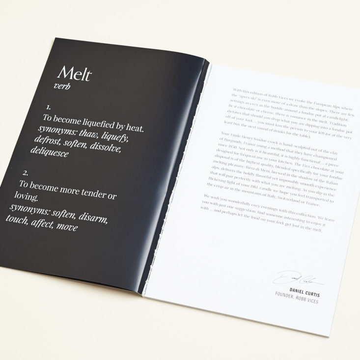 robb vices information booklet page