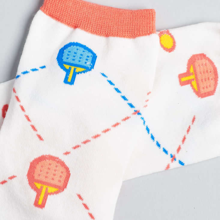 Ping Pong Socks by Bokkie, Detail