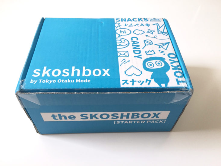 Skoshbox February 2018 Box closed