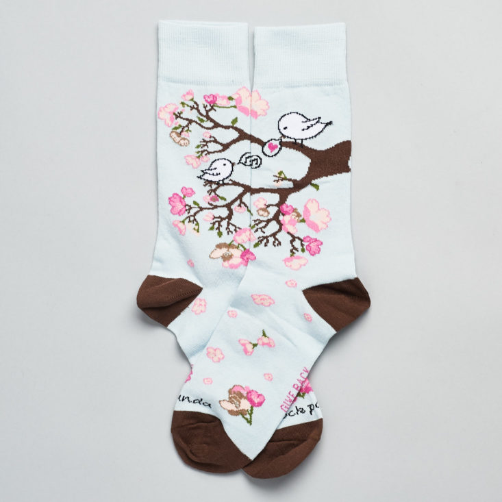 cherry blossom socks