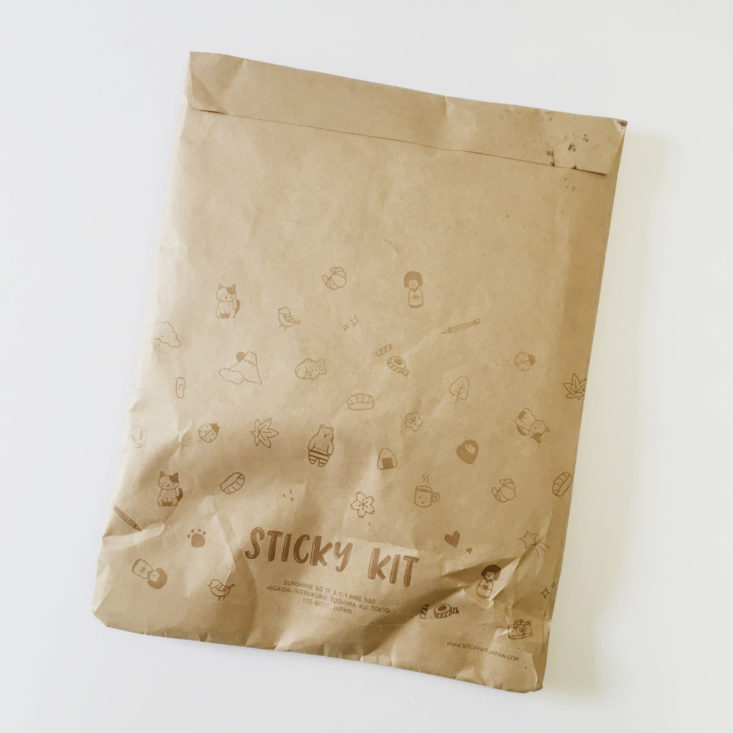 washi tape envelope Sticky Kit
