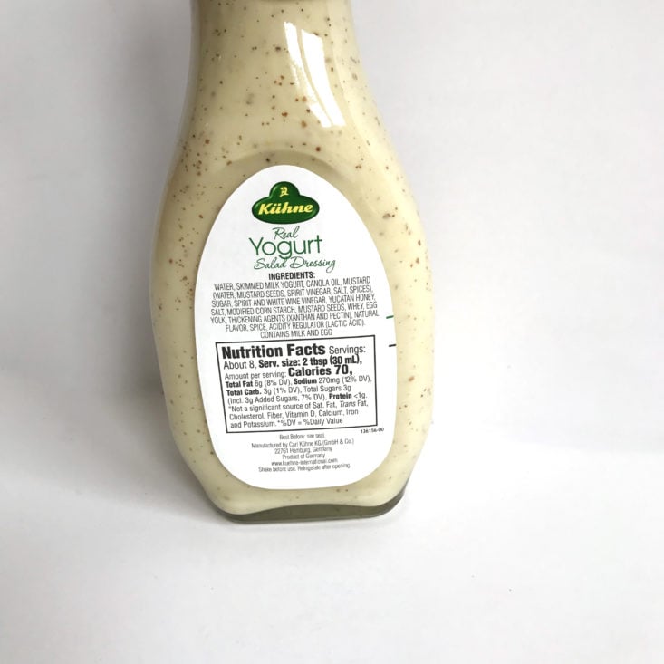 Try the World 2018 - Kuhne salad dressing Back