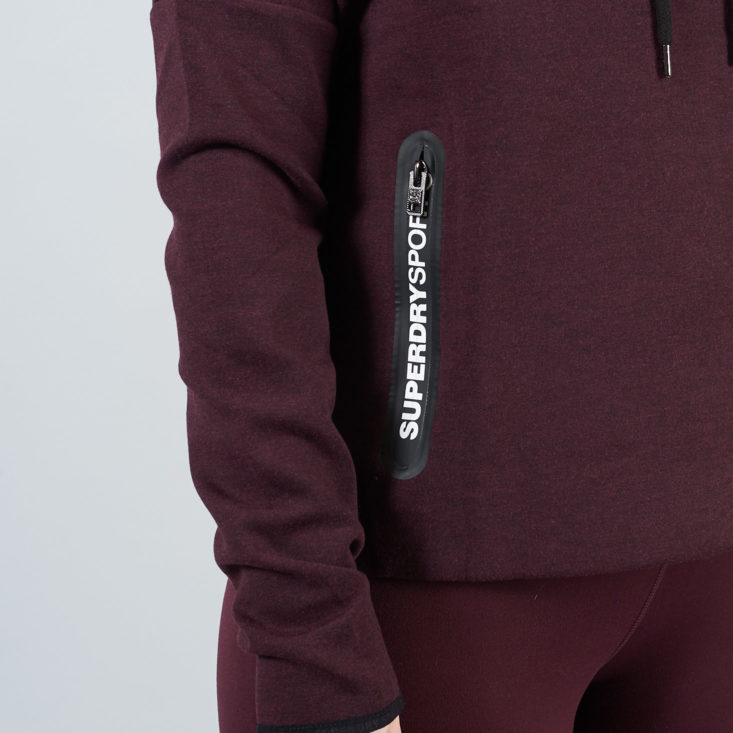 details of superdry pullover pockets