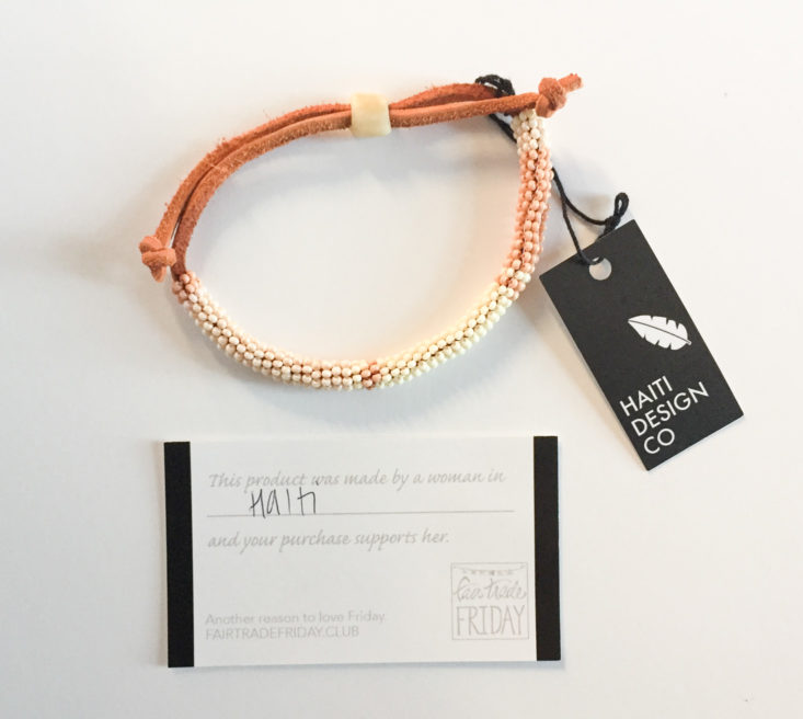 fair trade friday bracelet of the month january 2018 review