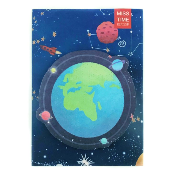 “Miss Me” Outer Space Sticky Notes 