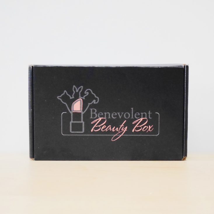 Benevolent Beauty Box March 2018 Box closed