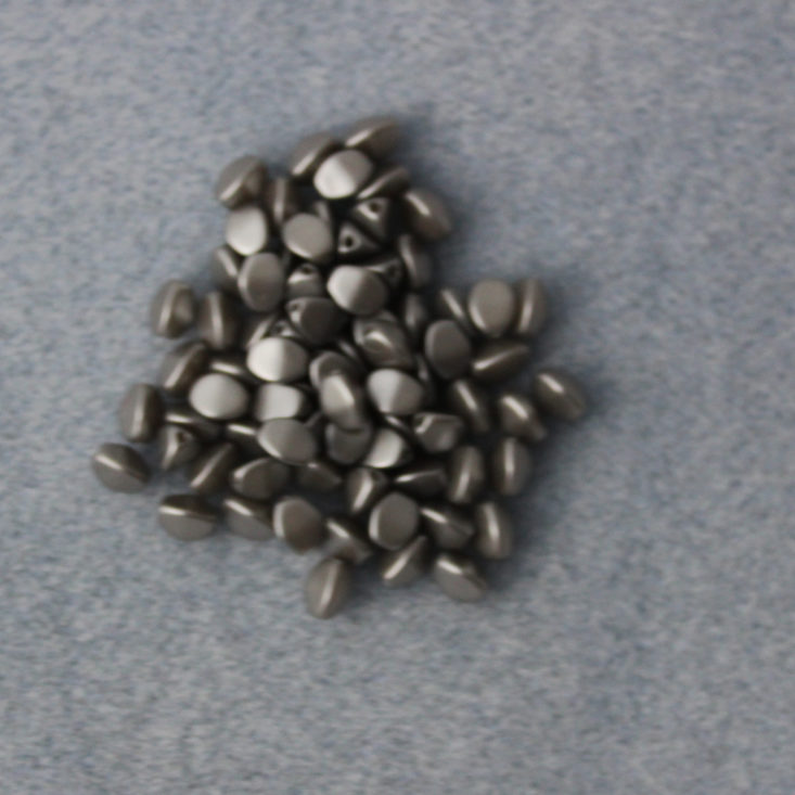 Pastel Light Grey Pinch Beads (72 pieces) 