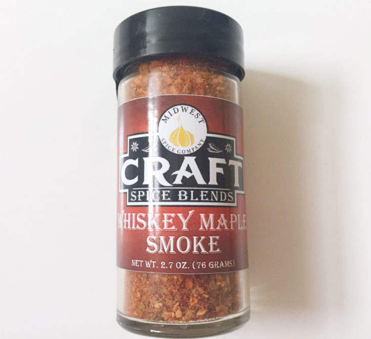 Craft Spice Blends Whiskey Maple Smoke, ½ cup jar