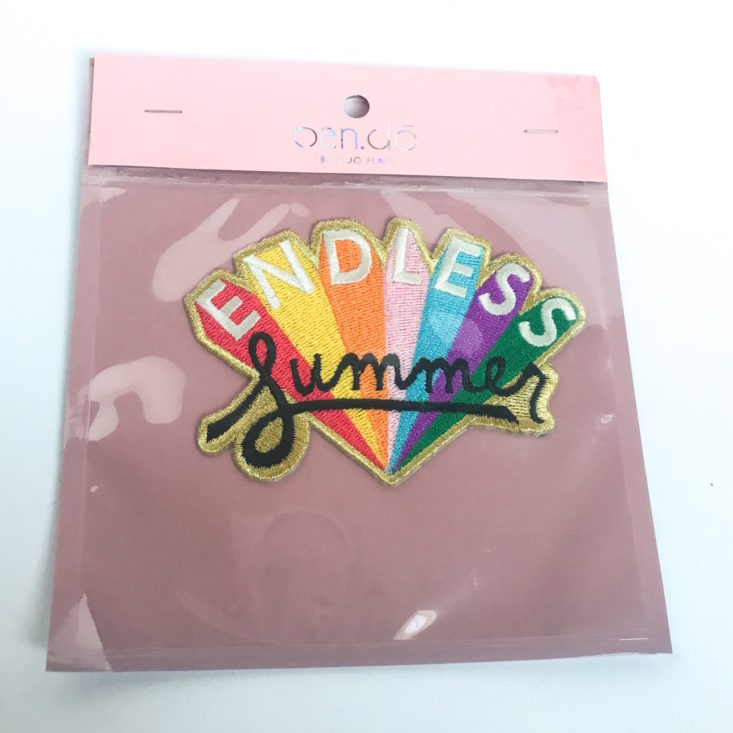 Embroidered Patch in Endless Summer
