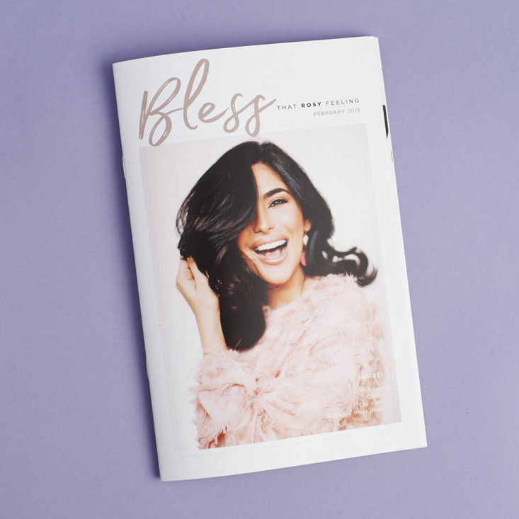 February 2018 Bless Box info booklet