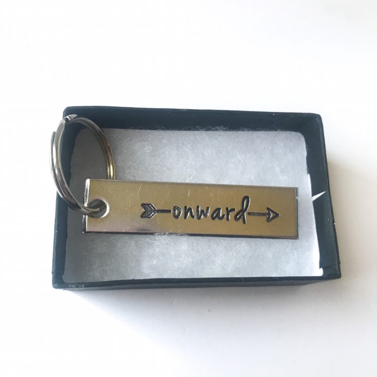 “Onward” Keychain by Tesoro Jewelry 