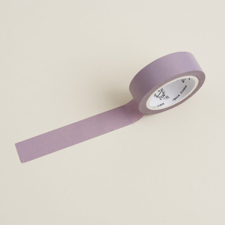 unrolled lavender washi tape by nebula studio