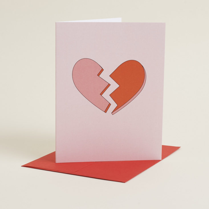 broken heart card