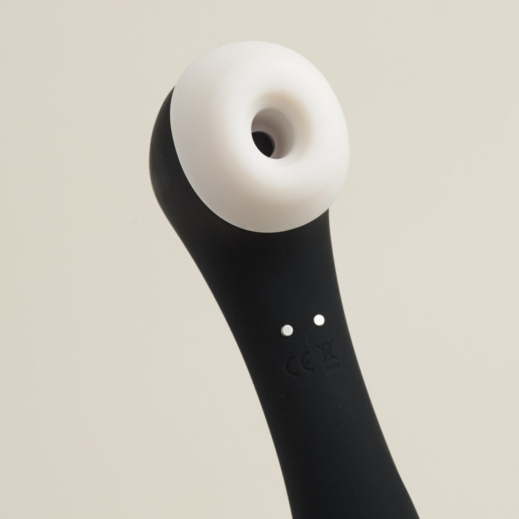 close up of suction head of Air Pressure Intimate Stimulator by Aphojoy