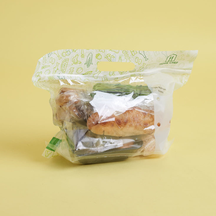 mushroom risotto ingredients bag